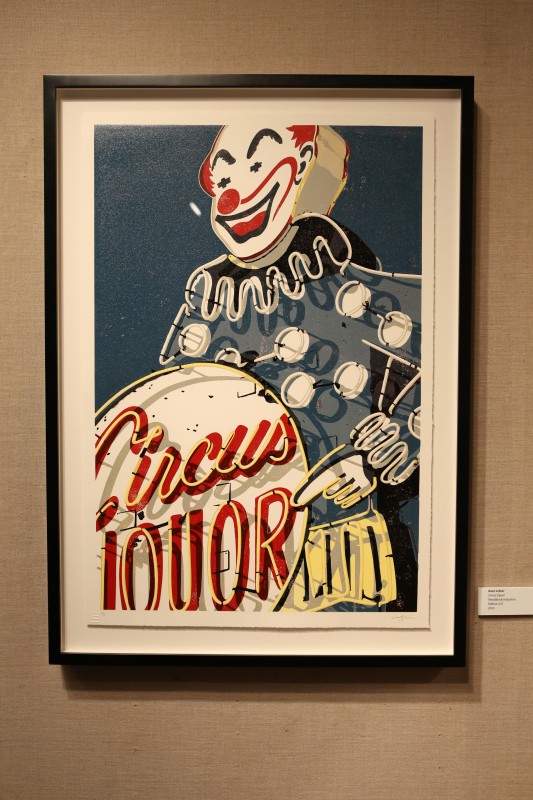 Reduction linocut by Dave Lefner.
